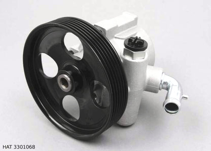 Pompe de direction assistée — Citroën et Peugeot 1.6 HDi, poulie 126 mm, raccord côté poulie — HAT 3301068 — vue 1