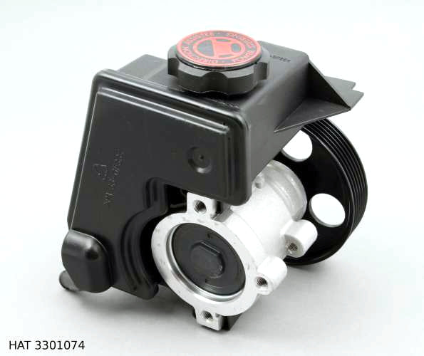 Pompe de direction assistée avec réservoir — Peugeot 206, poulie 114 mm, 3 trous — HAT 3301074 — vue 3