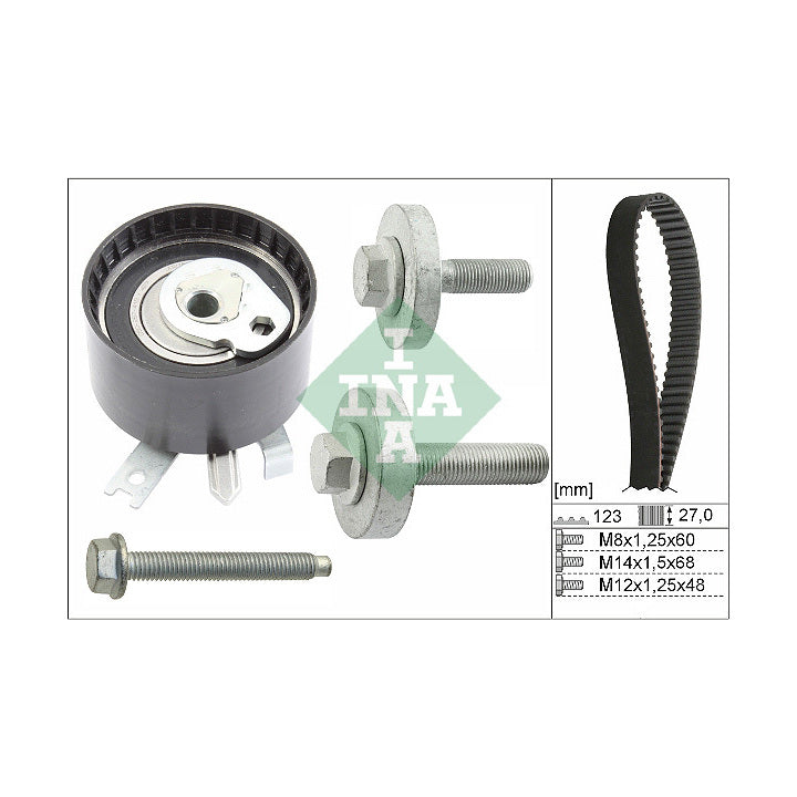 Kit de distribution par courroie INA 530019710