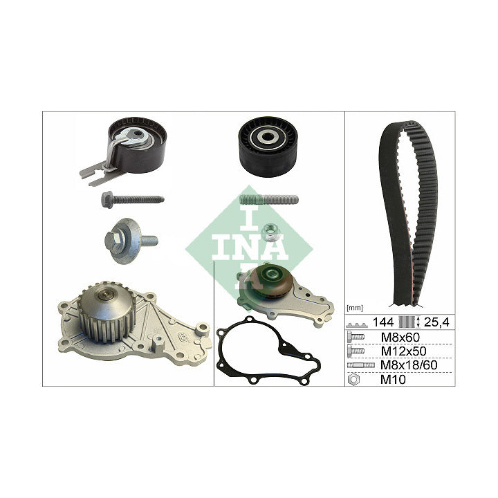 Kit de distribution avec pompe à eau INA 530023930