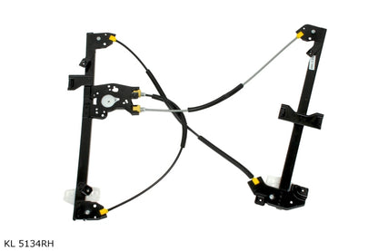 Mécanisme de lève-vitre électrique — Peugeot Partner 1996–2008, droit, sans moteur — KL 5134RH — vue 1