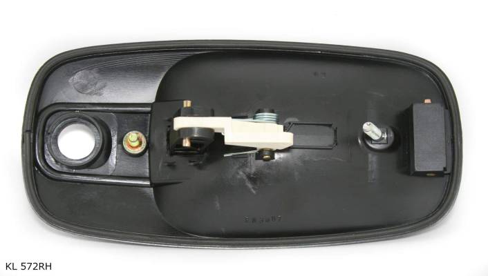 Poignée extérieure de porte — Renault Trafic à partir de 2001, droite, avec trou de barillet — KL 572RH — vue 2