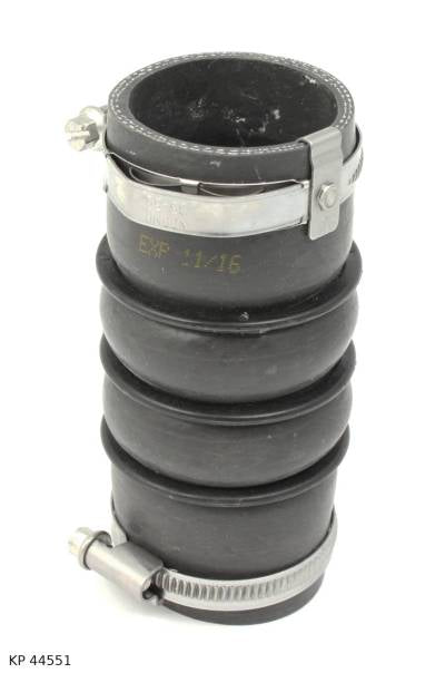Durite d’air de suralimentation — Citroën et Peugeot 1.6 HDi à partir de 2009, raccord gauche d’échangeur, noire — KP 44551 — vue 1