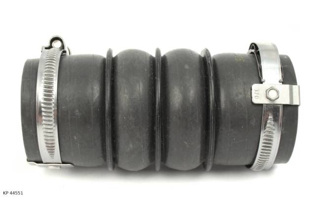 Durite d’air de suralimentation — Citroën et Peugeot 1.6 HDi à partir de 2009, raccord gauche d’échangeur, noire — KP 44551 — vue 2