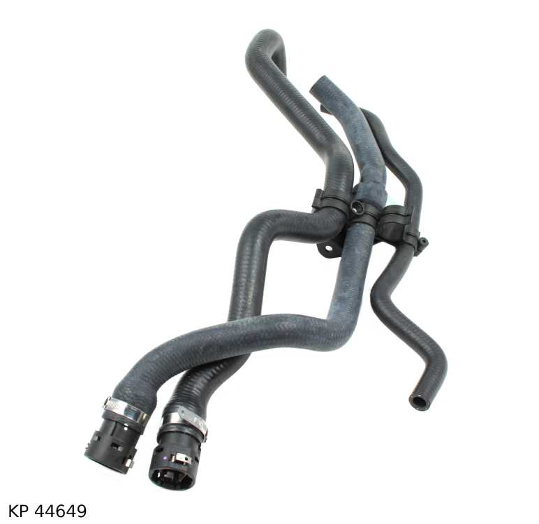 Durite de chauffage — Renault Clio 1.4 et 1.6 à partir de 1998 — KP 44649 — vue 2