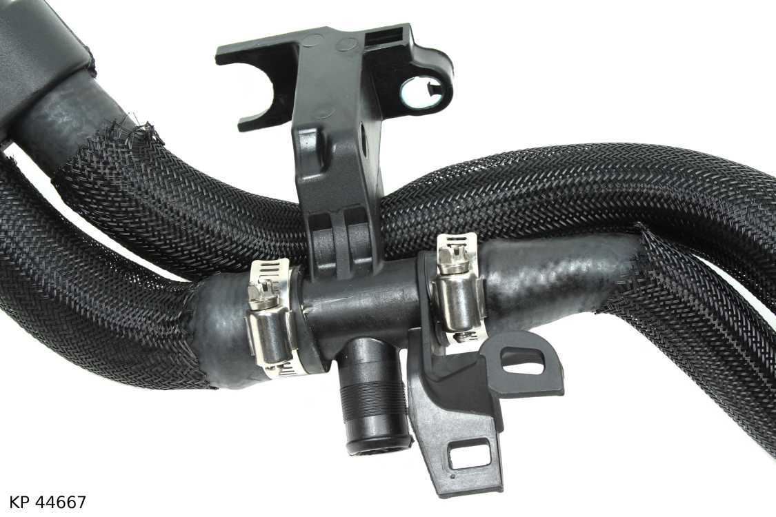Conduit de refroidissement — Citroën et Peugeot 1.6 HDi 16V, arrière, version 44667 — KP 44667 — vue 4