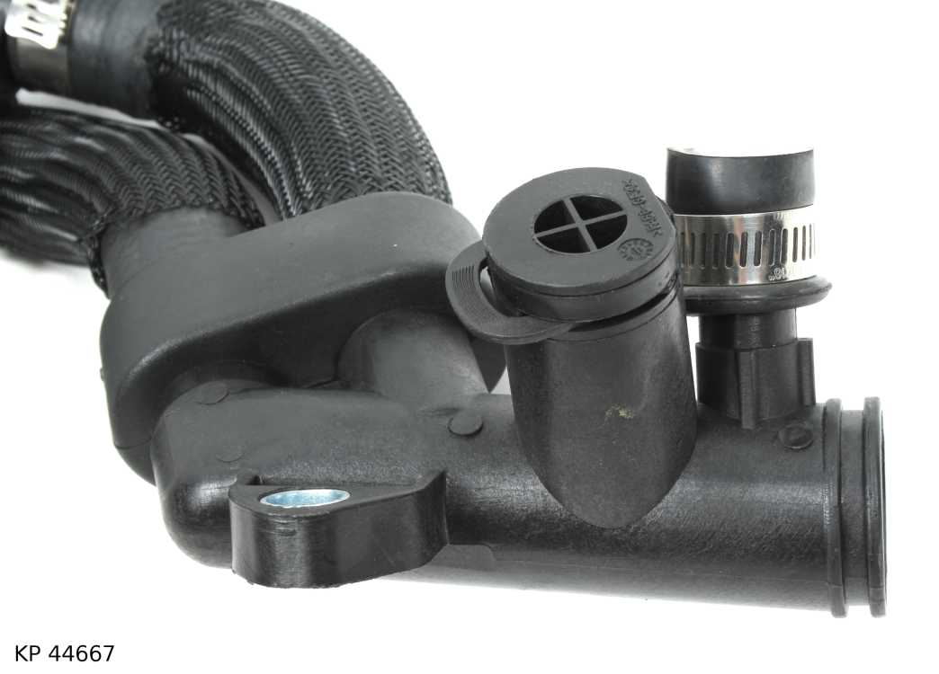 Conduit de refroidissement — Citroën et Peugeot 1.6 HDi 16V, arrière, version 44667 — KP 44667 — vue 5