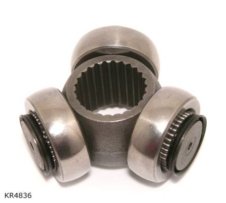Tripode de cardan — Renault Master à partir de 1998, côté gauche, 25 cannelures, cote 37 mm — KR4836 — vue 1