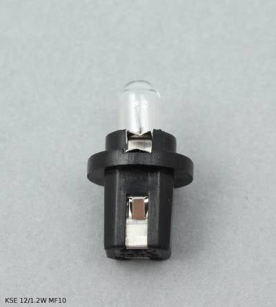 Ampoule avec porte-ampoule — 12 V, 1,2 W, version MF10 — KSE 12/1.2W MF10 — vue 1