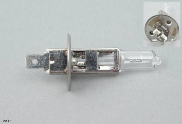 Ampoule halogène H1 — 12 V, 55 W — KSE H1 — vue 1