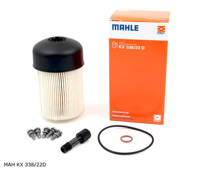 Cartouche de filtre à carburant — Renault 1.6 à 2.3 dCi biturbo, hauteur 142 mm — MAH KX 338/22D — vue 2