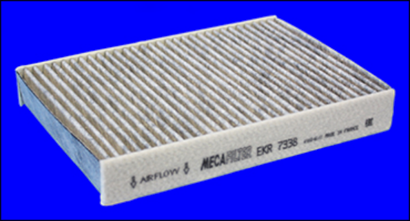 Filtre d’habitacle à charbon actif — MECAFILTER EKR7338
