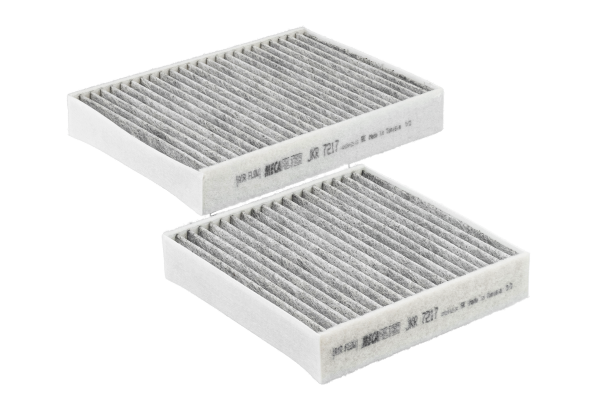 Jeu de 2 filtres d’habitacle à charbon actif — MECAFILTER JKR7217