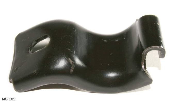 Bride de silentbloc de barre stabilisatrice — Renault 9 et 11, position centrale, version basse — MG 105 — vue 1