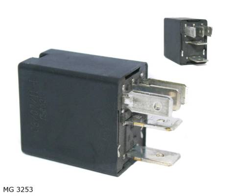 Relais électrique — 5 broches, version noire — MG 3253 — vue 1