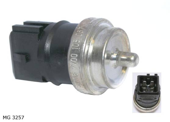 Sonde de température de liquide de refroidissement — Renault, montage emboîté, 4 broches — MG 3257 — vue 1