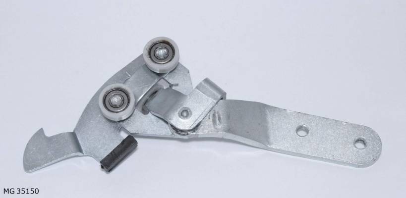 Guide inférieur de porte coulissante avec galets — Peugeot Boxer à partir de 2002 — MG 35150 — vue 1