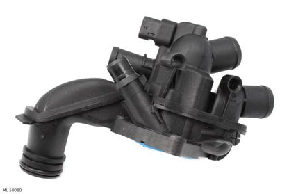 Thermostat avec boîtier — Citroën et Peugeot 1.4 et 1.6 16V, moteurs EP, version ML 58080 — ML 58080 — vue 3