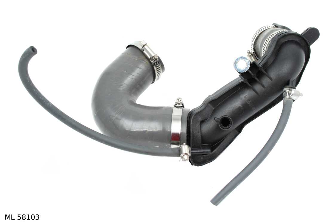 Durite d’air d’admission avec tubes — Renault 1.5 dCi, ensemble en 3 parties — ML 58103 — vue 1