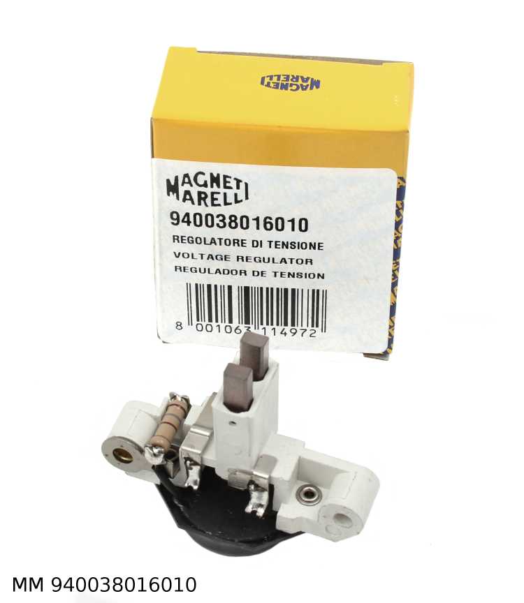 Régulateur de tension d’alternateur — alternateur de type Bosch, Peugeot 106/306/405 à partir de 1992 — MM 940038016010 — vue 1