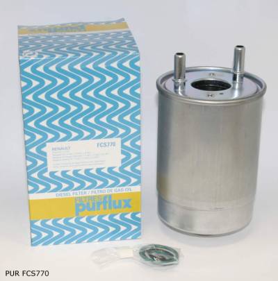 Filtre à carburant Purflux FCS770 pour Renault Mégane et Scénic à partir de 2008, moteurs 1.5 / 2.0 dCi — PUR FCS770 — vue 1