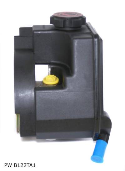 Pompe de direction assistée pour Citroën et Peugeot, avec réservoir et poulie 114 mm, 2 trous — PW B122TA1 — vue 3