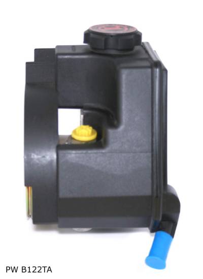 Pompe de direction assistée pour Citroën et Peugeot, avec réservoir et poulie 114 mm, 2 trous — PW B122TA2 — vue 3