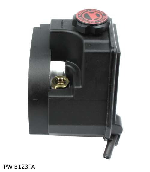 Pompe de direction assistée pour Peugeot 206, avec réservoir et poulie 114 mm, 3 trous — PW B123TA — vue 2