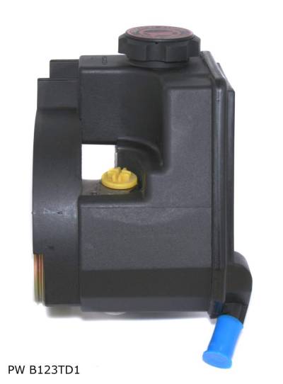 Pompe de direction assistée pour Citroën et Peugeot 2.0 HDi, avec réservoir et poulie 126 mm — PW B123TD1 — vue 3