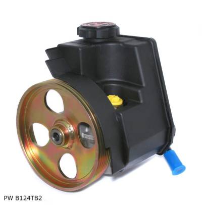 Pompe de direction assistée pour Peugeot 206, avec réservoir et poulie 137 mm, 2 trous — PW B124TB2 — vue 1