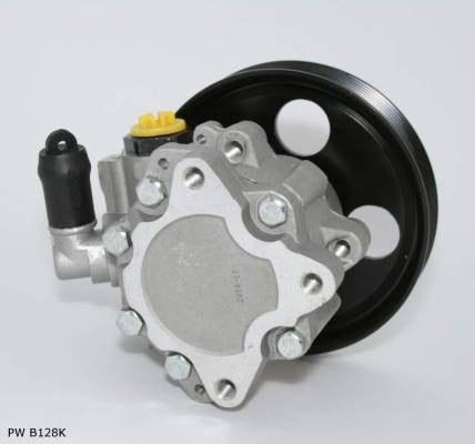 Pompe de direction assistée pour Peugeot 406 2.0 HDi, poulie 126 mm et raccord en aluminium — PW B128K — vue 2
