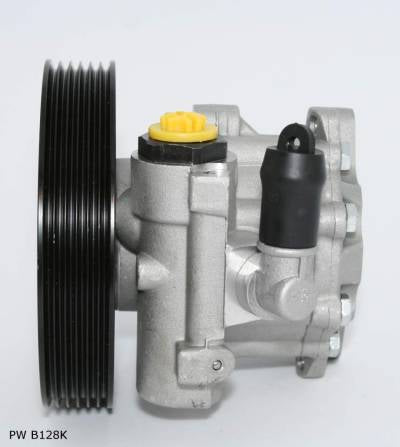 Pompe de direction assistée pour Peugeot 406 2.0 HDi, poulie 126 mm et raccord en aluminium — PW B128K — vue 3