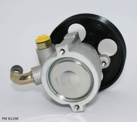 Pompe de direction assistée pour Citroën et Peugeot 1.6 HDi, poulie 126 mm, raccord côté poulie — PW B129K — vue 2