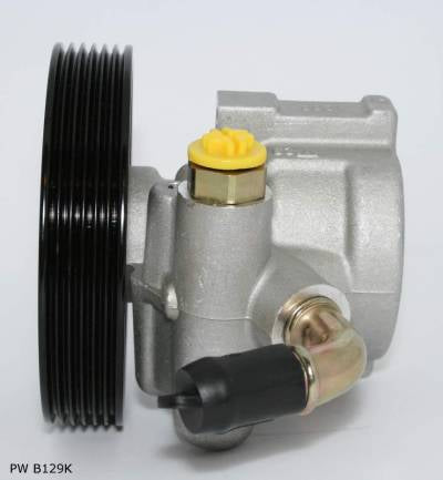 Pompe de direction assistée pour Citroën et Peugeot 1.6 HDi, poulie 126 mm, raccord côté poulie — PW B129K — vue 3