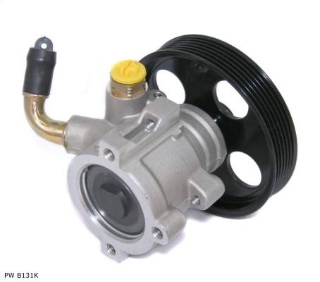 Pompe de direction assistée pour Peugeot 306 2.0 HDi, poulie 126 mm et raccord métallique — PW B131K — vue 2