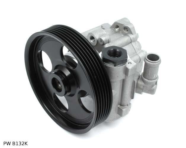 Pompe de direction assistée pour Peugeot 406 2.0 HDi, poulie 126 mm et raccord en aluminium — PW B132K — vue 1