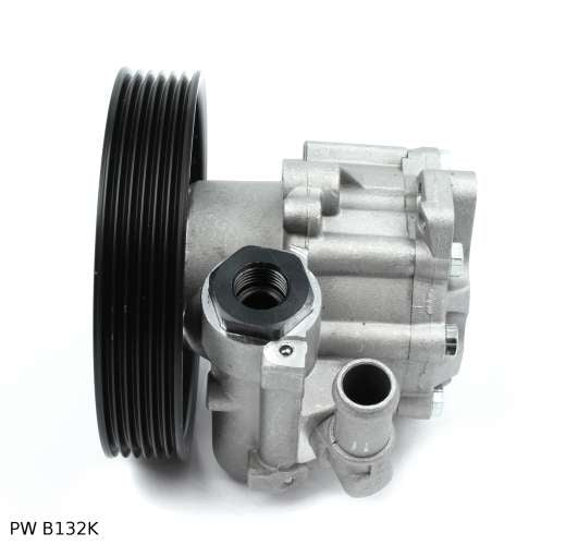 Pompe de direction assistée pour Peugeot 406 2.0 HDi, poulie 126 mm et raccord en aluminium — PW B132K — vue 2