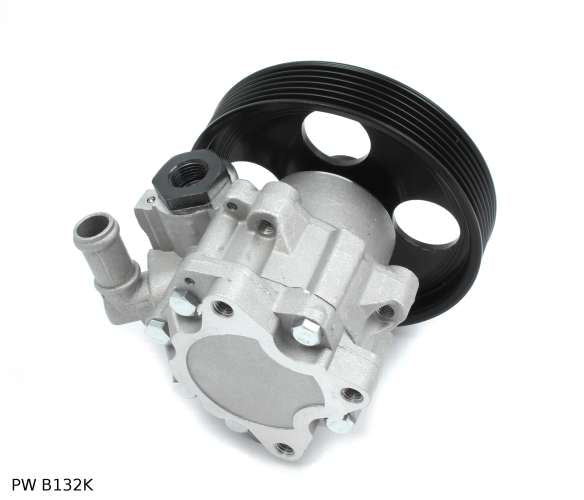 Pompe de direction assistée pour Peugeot 406 2.0 HDi, poulie 126 mm et raccord en aluminium — PW B132K — vue 3