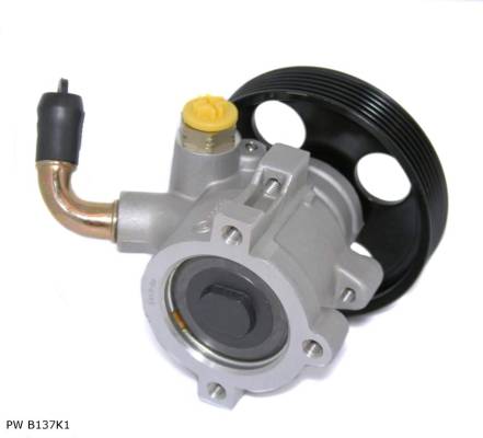 Pompe de direction assistée pour Peugeot 306 1.9 D / TD avec climatisation, poulie 114 mm, 3 trous — PW B137K1 — vue 3