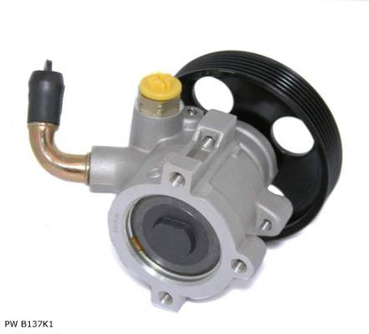 Pompe de direction assistée pour Peugeot 306 1.9 D / TD avec climatisation, poulie 114 mm, 3 trous — PW B137K1 — vue 3