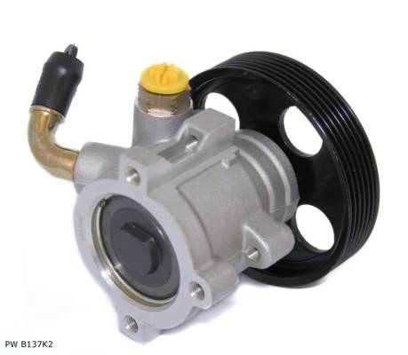 Pompe de direction assistée pour Peugeot 306 1.9 D / TD avec climatisation, poulie 114 mm, 3 trous — PW B137K2 — vue 2