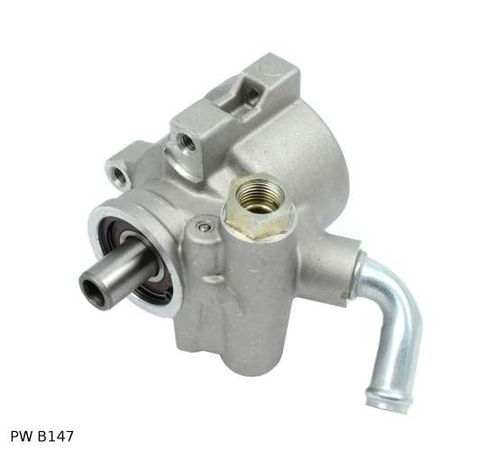 Pompe de direction assistée pour Citroën et Peugeot 1.9 TD avec climatisation, sans poulie, arbre 17 mm — PW B147 — vue 1
