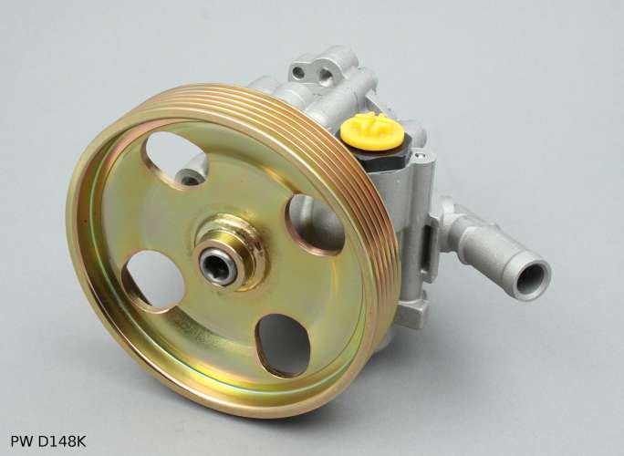 Pompe de direction assistée pour Citroën Berlingo et Peugeot Partner 1.6 essence à partir de 2008, poulie 137 mm — PW D148K — vue 1