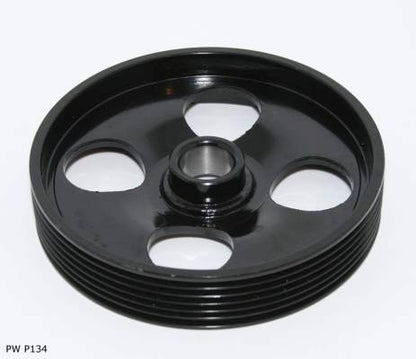 Poulie de pompe de direction assistée pour Renault — 126 mm, 6PK, alésage 19 mm — PW P134 — vue 1