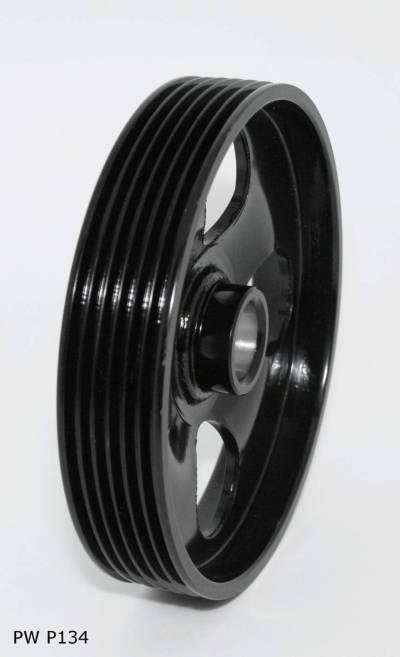 Poulie de pompe de direction assistée pour Renault — 126 mm, 6PK, alésage 19 mm — PW P134 — vue 3