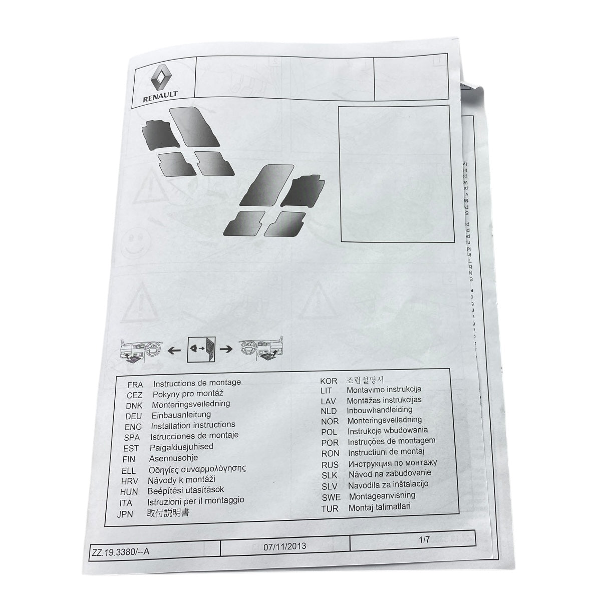 Tapis de sol en velours pour Renault Captur I — vue 11