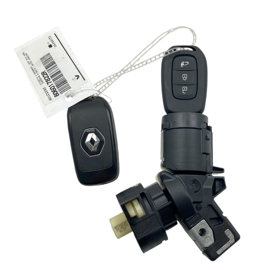 Kit de contacteur de démarrage, 2 clés et barillet de porte pour Renault — vue 8