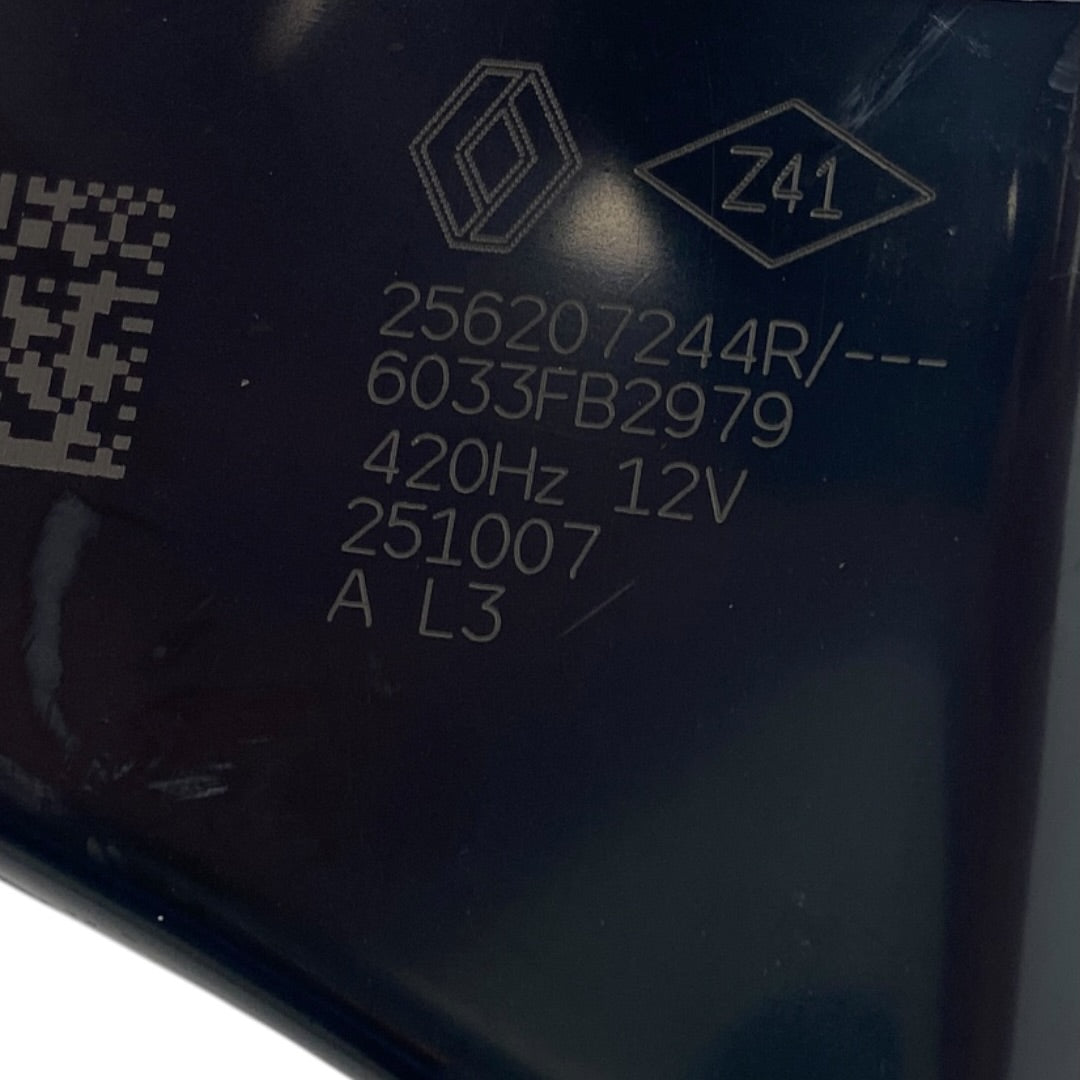 Pièce d’origine — Avertisseur sonore Renault Trafic restylé / Nissan NV300 – 256207244R – Neuf OE