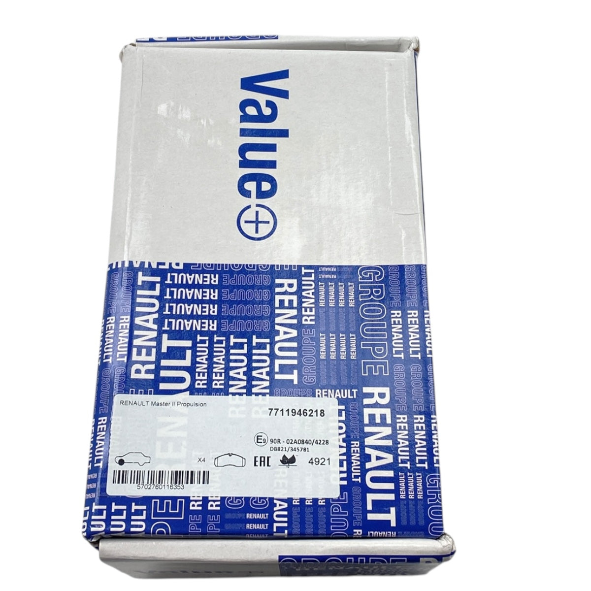Pièce d’origine — Plaquettes de frein avant Renault Master II / Mascott – 7711946218 – Neuves OE