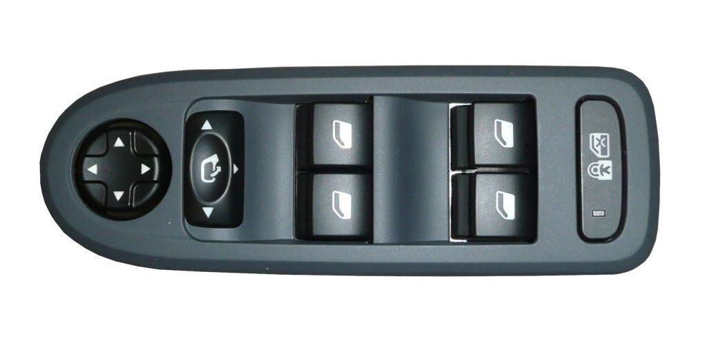 BOUTON LEVE-VITRE CITROEN C5 III,PEUGEOT 308 6490.NP 6490NP.